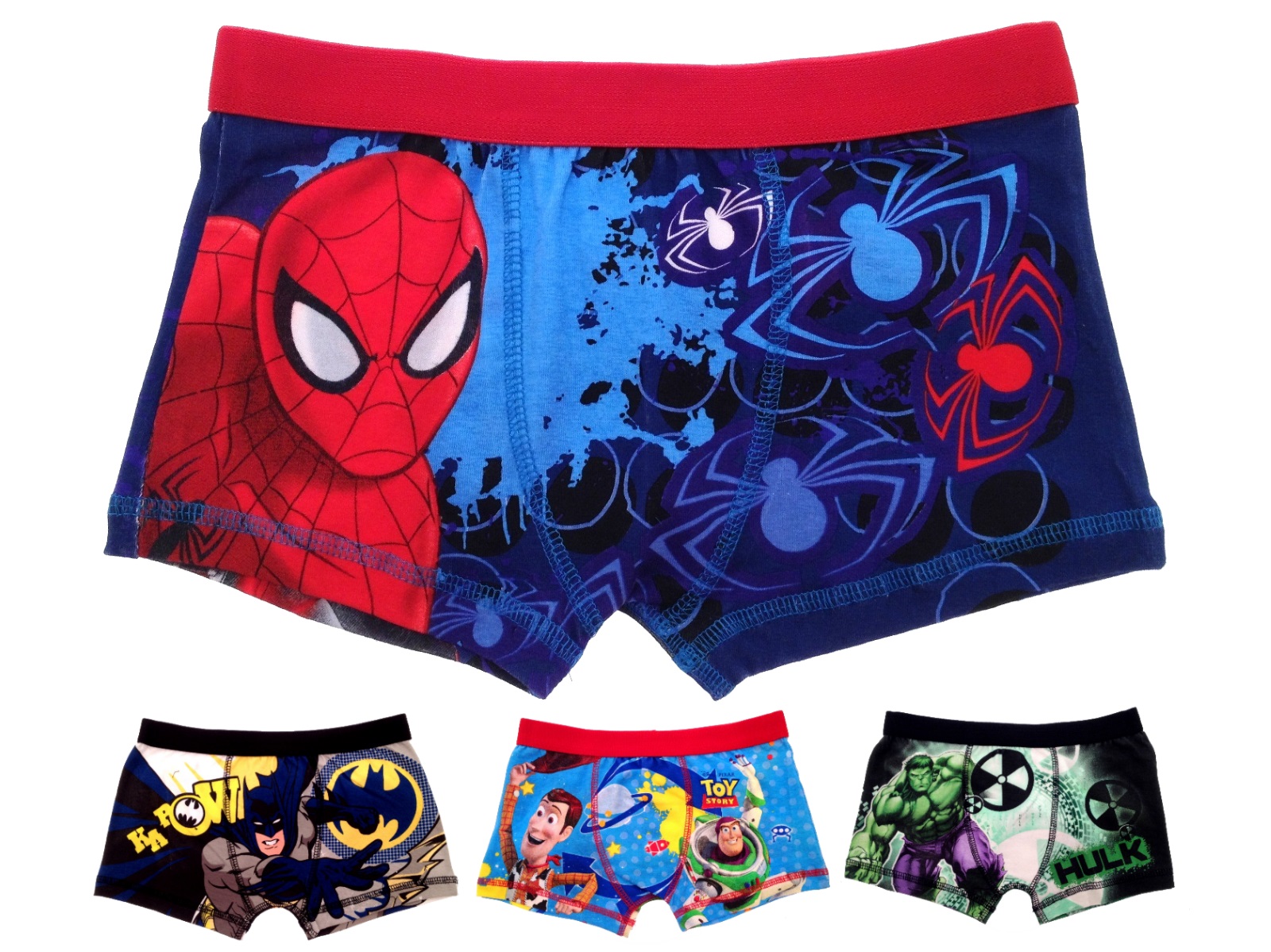 Kids Boys Official Character Boxer Shorts Childrens Underwear Boxers
